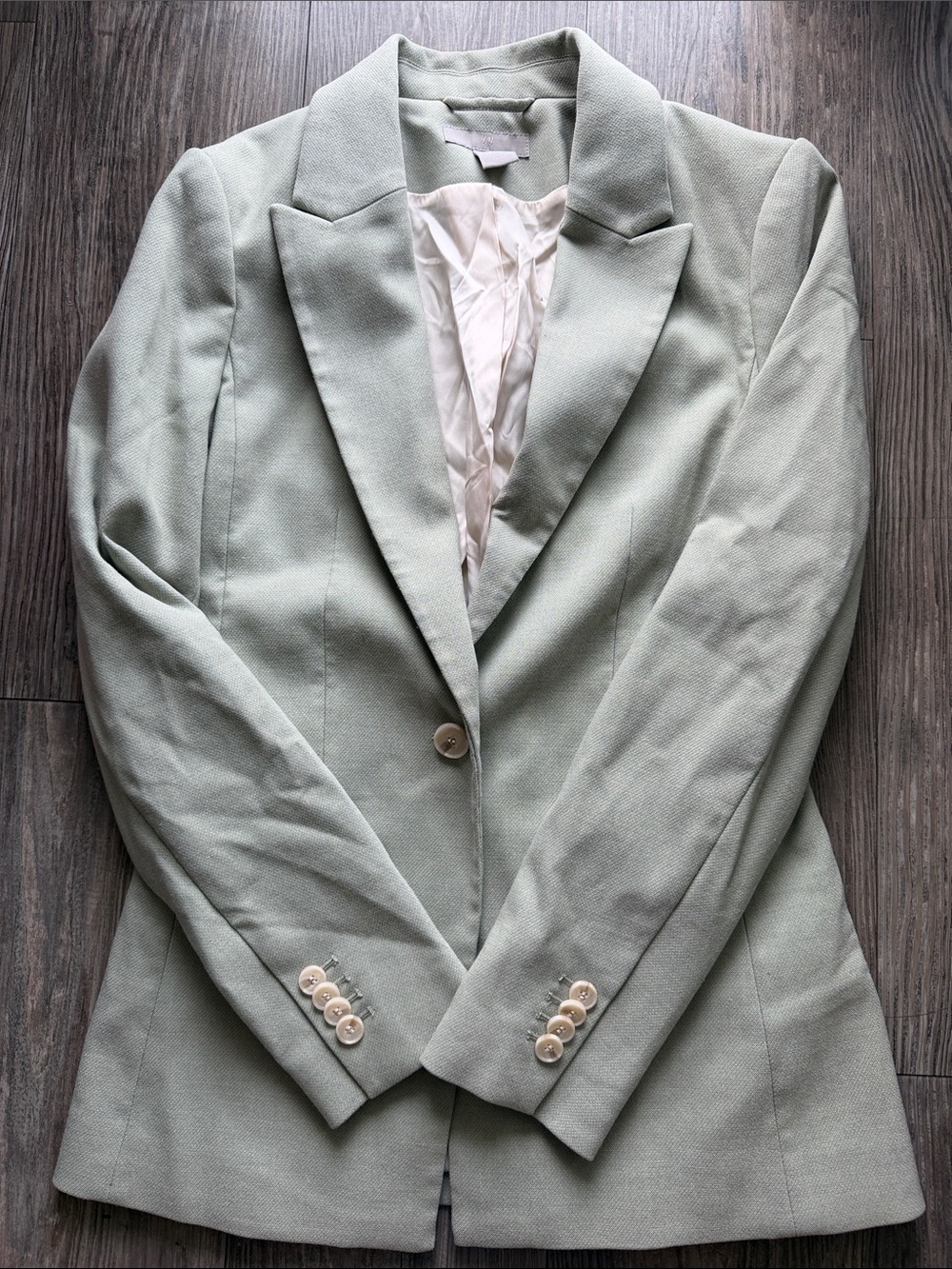 H&M Light Sage Green Blazer